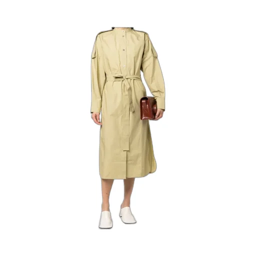 Itarsi Poplin Belted-Waist Dress