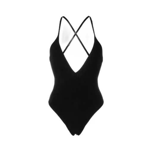 The Attico Crossover Strap One-Piece Swimsuit