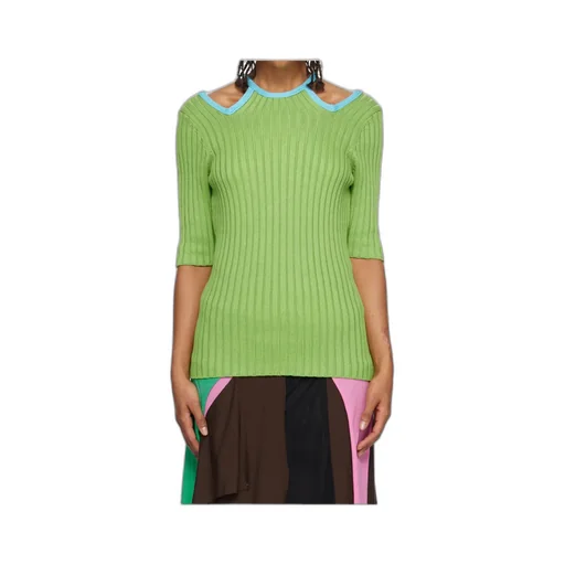 Shoulder Cutout Sweater