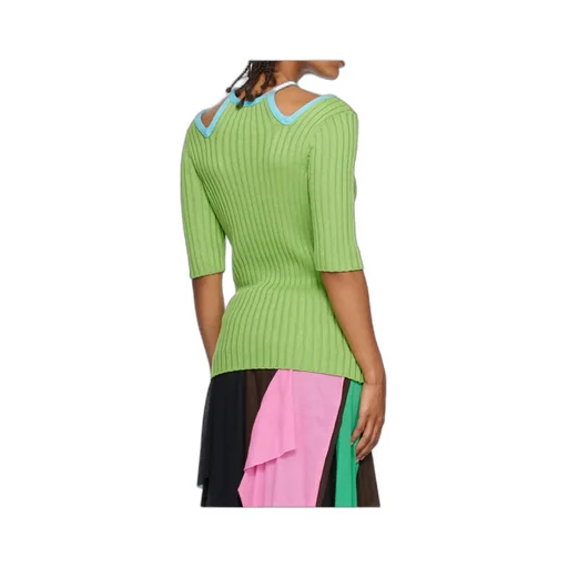 Shoulder Cutout Sweater