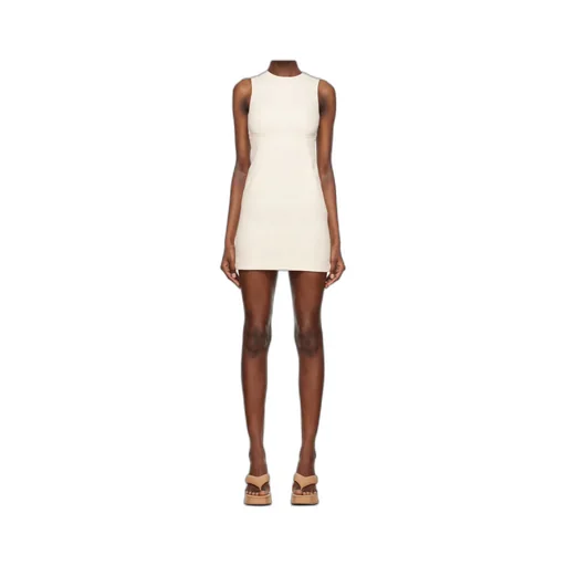 Round-Neck Sleeveless Dress