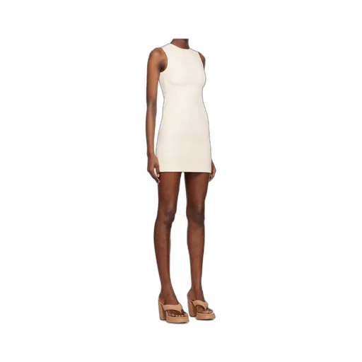 Round-Neck Sleeveless Dress