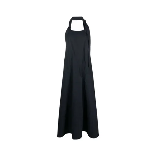 Open-Back Flared Long Dress