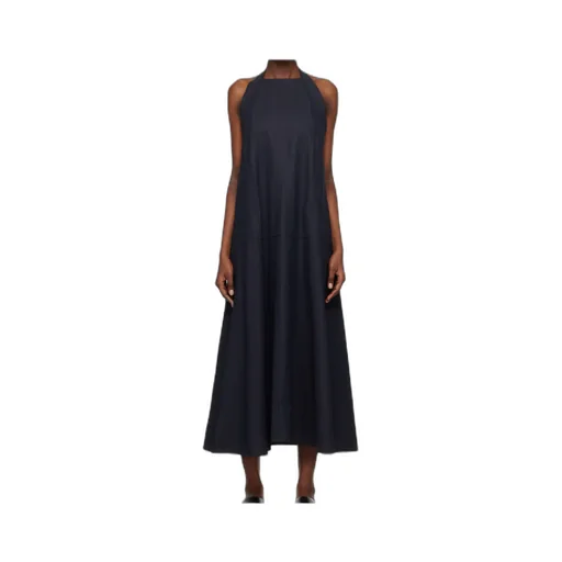 Open-Back Flared Long Dress