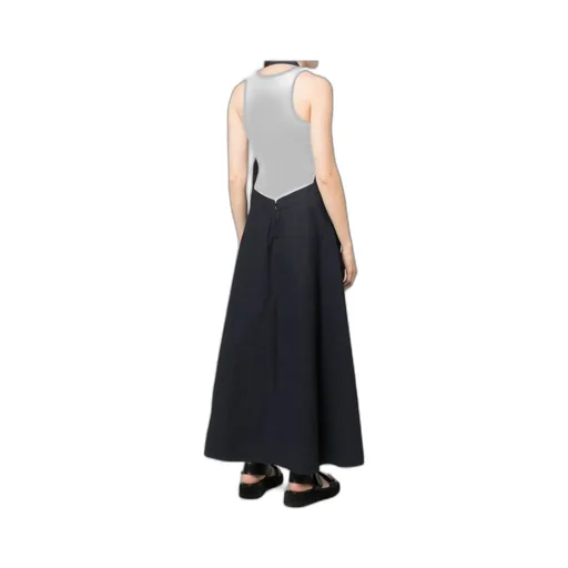 Open-Back Flared Long Dress