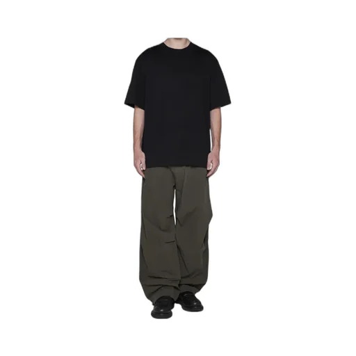 Studio Nicholson Lay Logo Detailed Crewneck T-Shirt