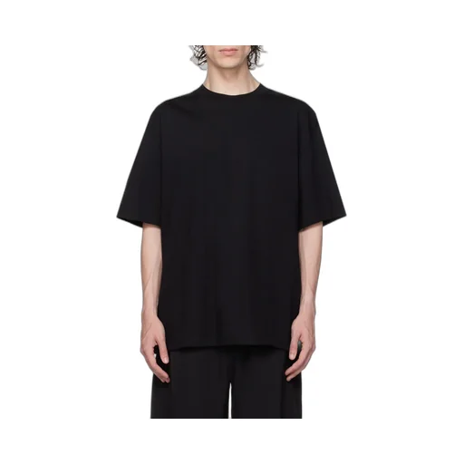 Studio Nicholson Lay Logo Detailed Crewneck T-Shirt