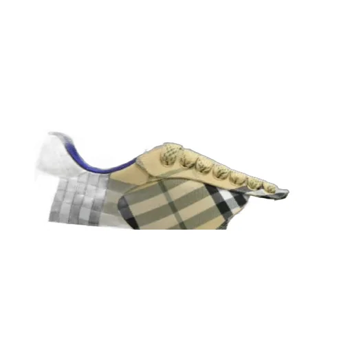 Burberry Checked Lace-Up Sneakers