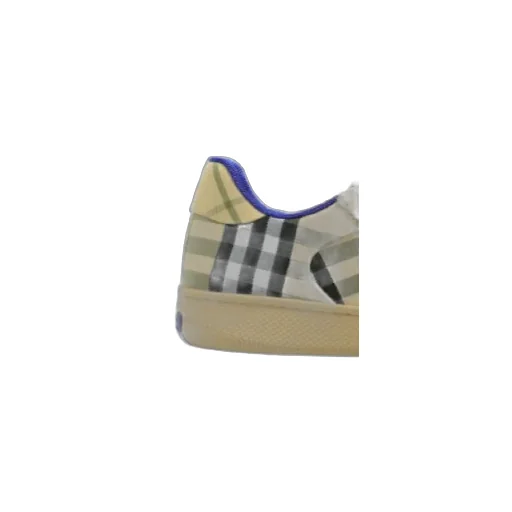 Burberry Checked Lace-Up Sneakers
