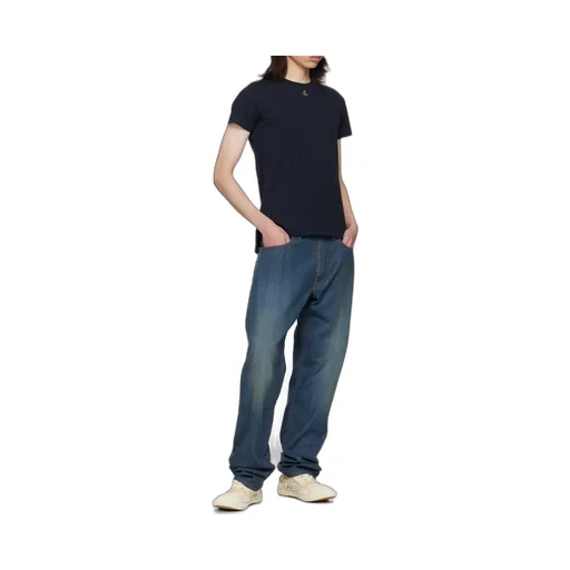 Orb Logo-Embroidery Cotton T-Shirt