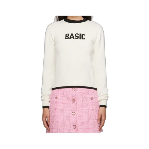 Basic Patterned-Jacquard Jumper