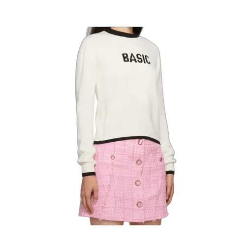Basic Patterned-Jacquard Jumper