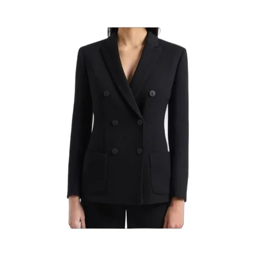 Giorgio Armani Double-Breasted Stretch Blazer