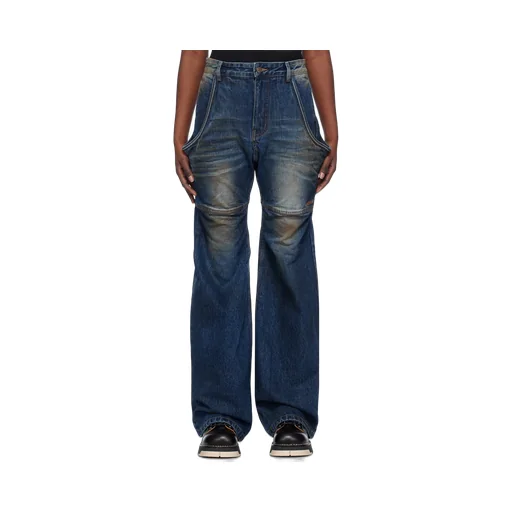 Wire Mid-Rise Wide-Leg Jeans