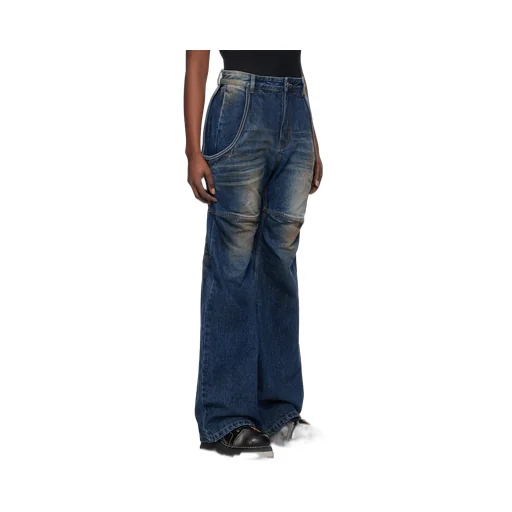 Wire Mid-Rise Wide-Leg Jeans