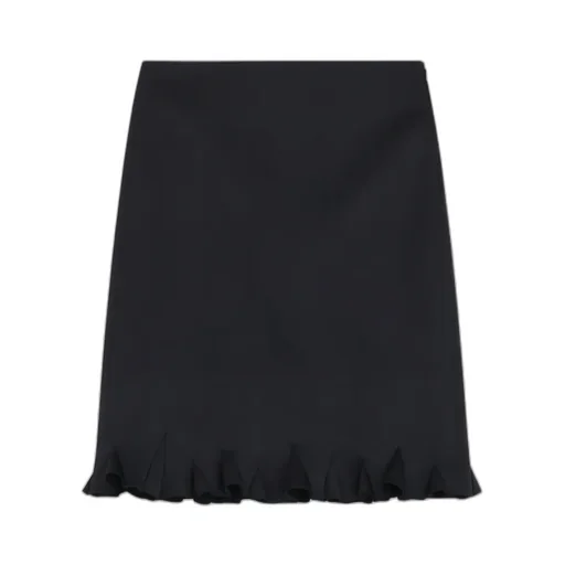 Ruffle-Hem Miniskirt