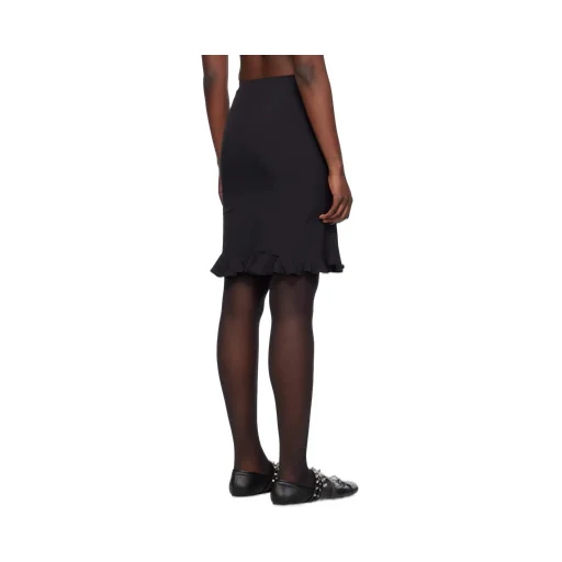 Ruffle-Hem Miniskirt