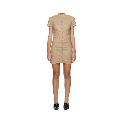 Button Mini Dress