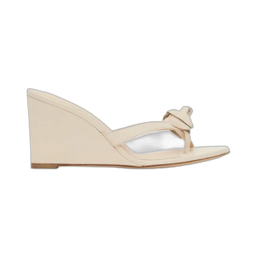 Wedge Flower Floral Applique High-Heeled Sandals