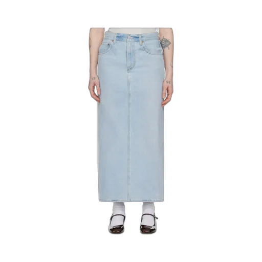 Verona Denim Maxi Skirt