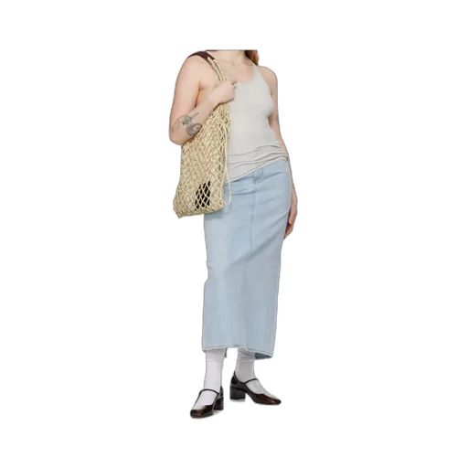 Verona Denim Maxi Skirt