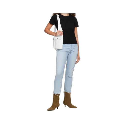 High Waist Denim Trousers