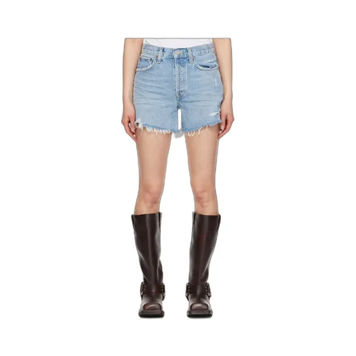 Parker High-Waisted Denim Shorts