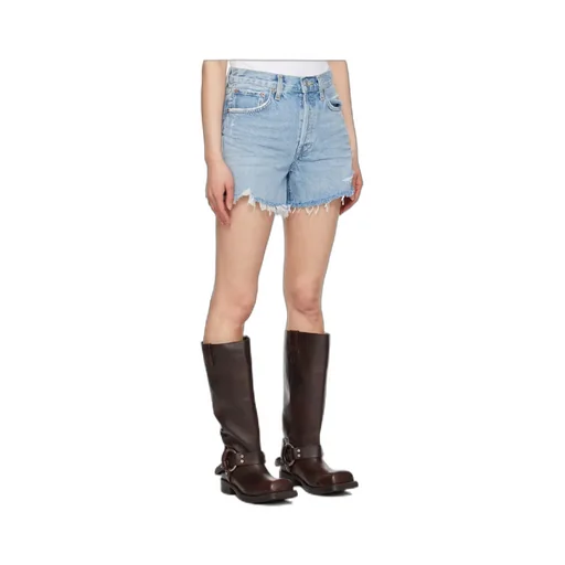 Parker High-Waisted Denim Shorts
