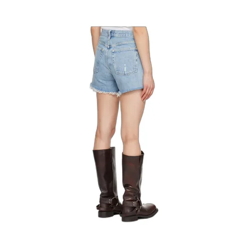 Parker High-Waisted Denim Shorts