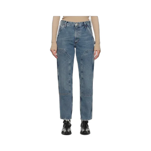 Rami High-Rise Straight-Leg Jeans