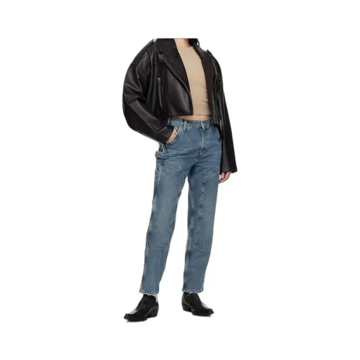 Rami High-Rise Straight-Leg Jeans
