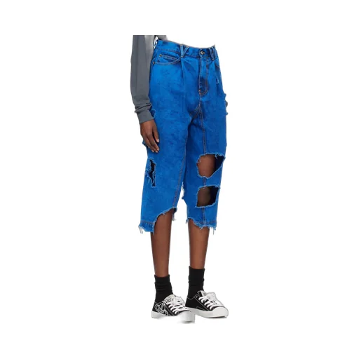 Pierced Detail Jeans