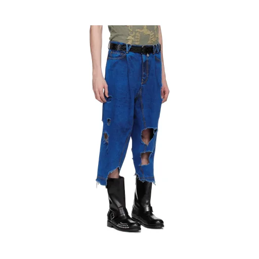 Pierced Detail Jeans