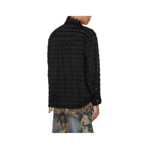 Bird Shaggy Button-Up Shirt
