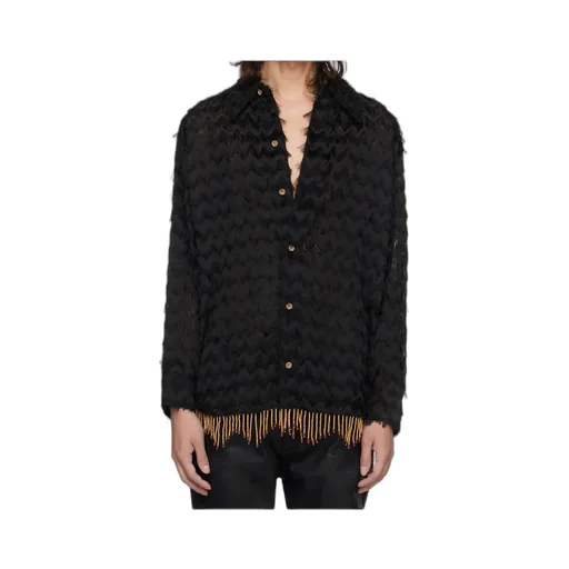 Bird Shaggy Button-Up Shirt