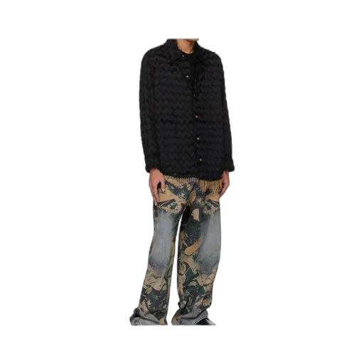 Bird Shaggy Button-Up Shirt