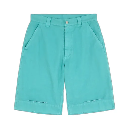 Cotton Canvas Shorts