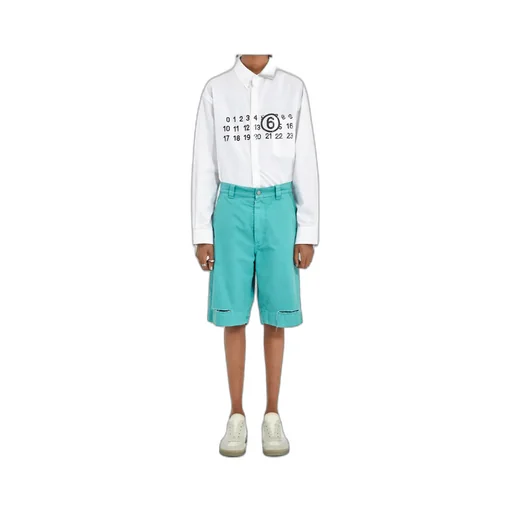 Cotton Canvas Shorts