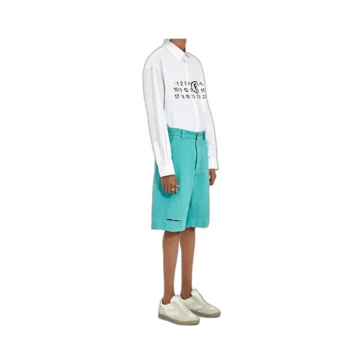 Cotton Canvas Shorts