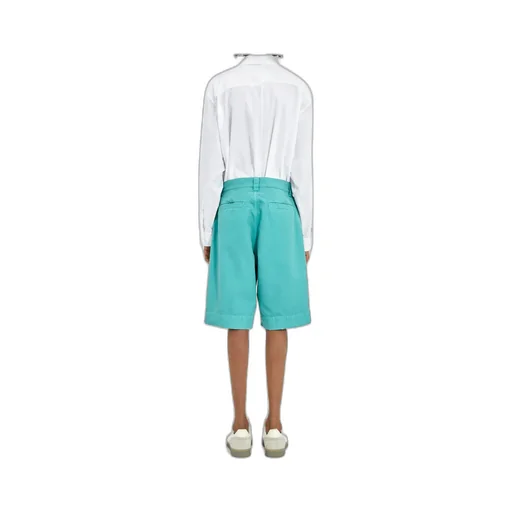 Cotton Canvas Shorts