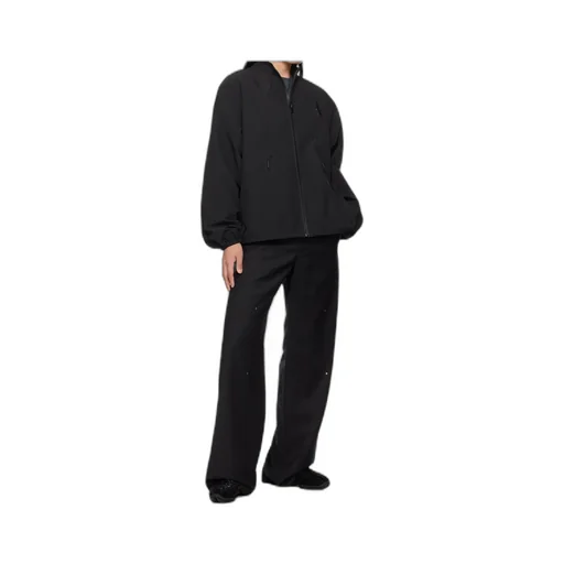 Metal-Detailing Loose-Fit Trousers
