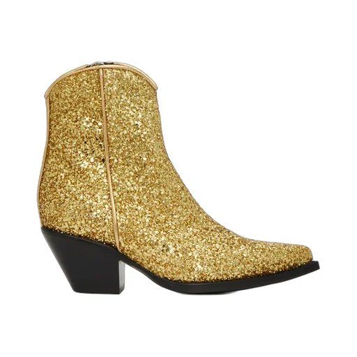 Sequined Ankle Boots