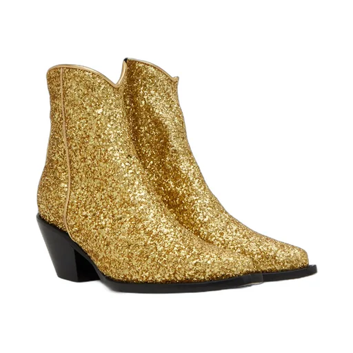 Sequined Ankle Boots