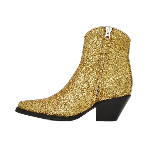 Sequined Ankle Boots