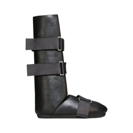 Splint Leather Knee Boots
