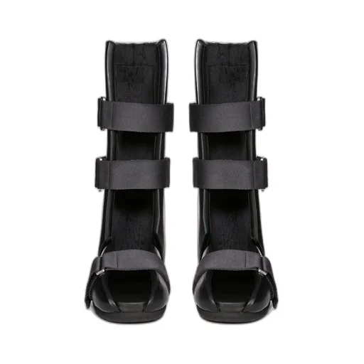 Splint Leather Knee Boots