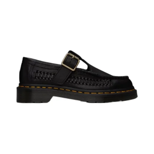 Pin Buckle Strap Loafers With Upper