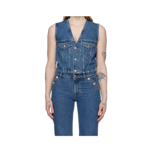Fitted Denim Vest