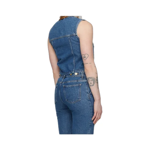 Fitted Denim Vest