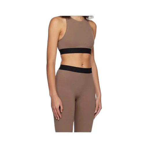 Taupe Racer Back Tank Top